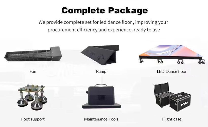 complete package of P29 Stage LED Screen Floor Tiles